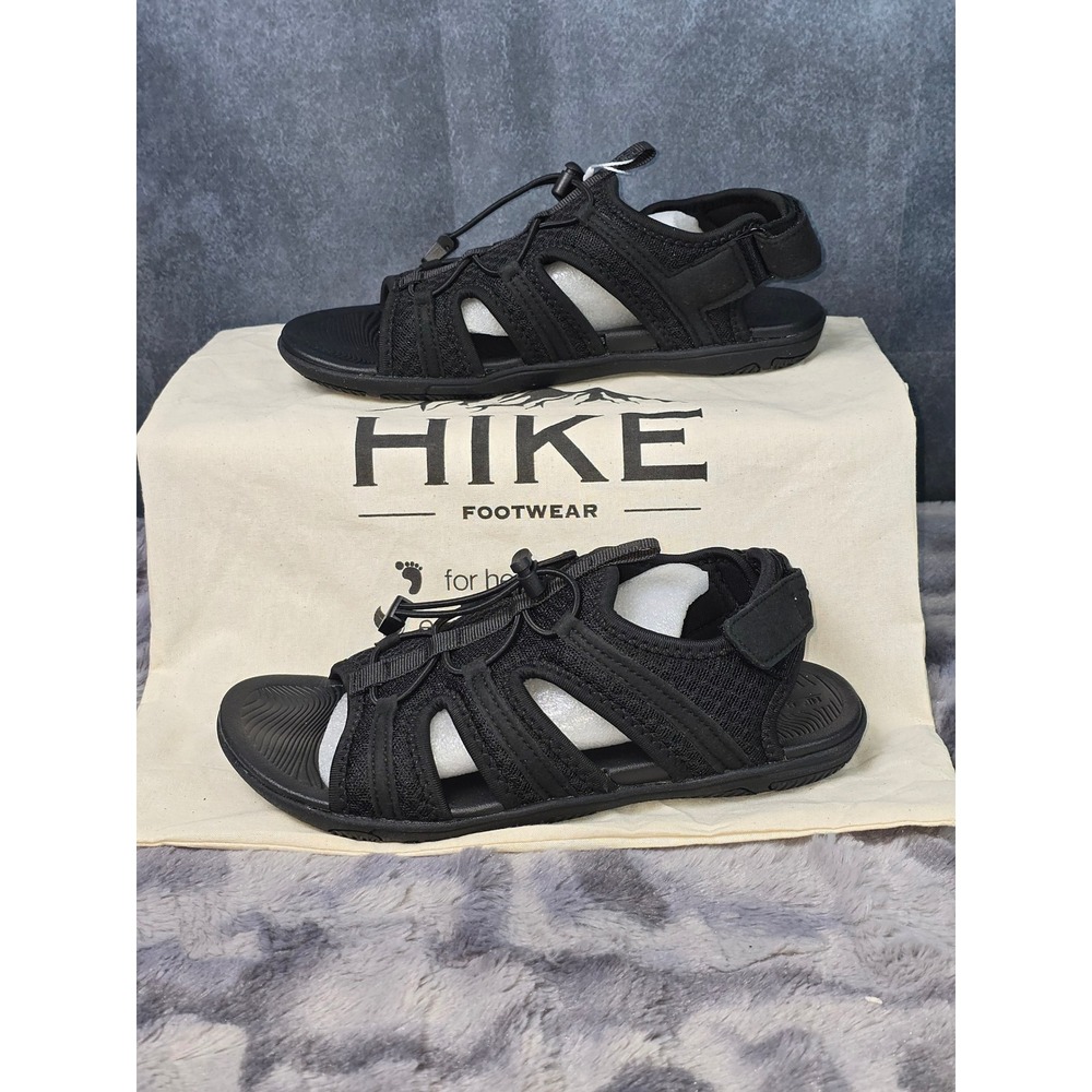 NWT Hike Footwear Baresandals I Black Barefoot Minimalist Women Size 7 EU 37